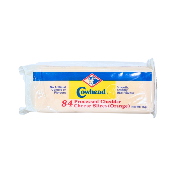 Cheese - Cheddar Slices Orange Cowhead (84's)^