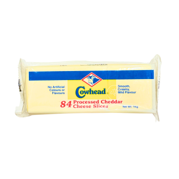 Cheese - Cheddar Slices Cowhead (84's)^