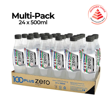 Beverage - 100 Plus Zero 500ml (24's) HCS