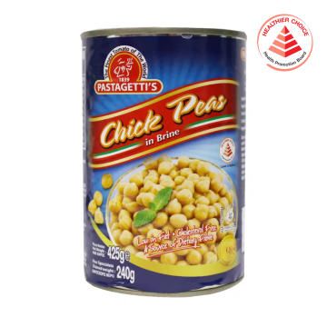 Chick Peas In Brine Pastagetti's (425g) HCS^