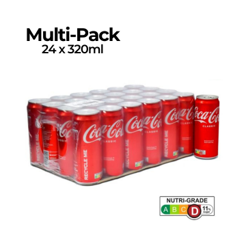 Beverage - Coca-Cola Classic 320ml (24's)