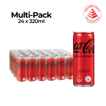 Beverage - Coca-Cola Zero 320ml (24's) HCS