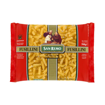 Pasta - Fusillini San Remo (500g)